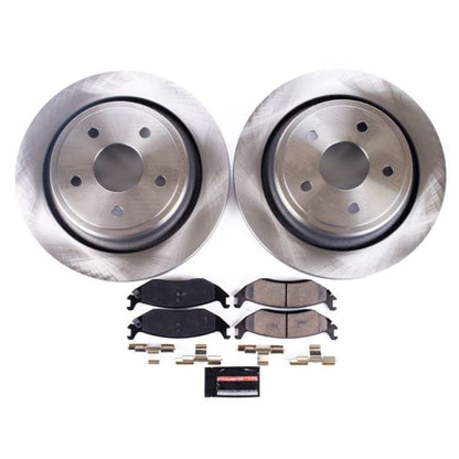 PowerStop Z17 Rear Brake Kit: Dodge Durango (04-09) / Dodge Ram (03-10) / Ram 1500 (11-26)