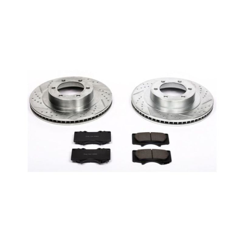 PowerStop Front Z23 Evolution Sport Brake Kit | Lexus GX470 (03-09) (K2421)