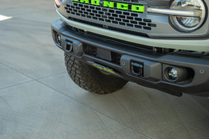 DV8 Offroad Capable Front Bumper License Plate Mount | Ford Bronco (21-26) (LPBR-05)