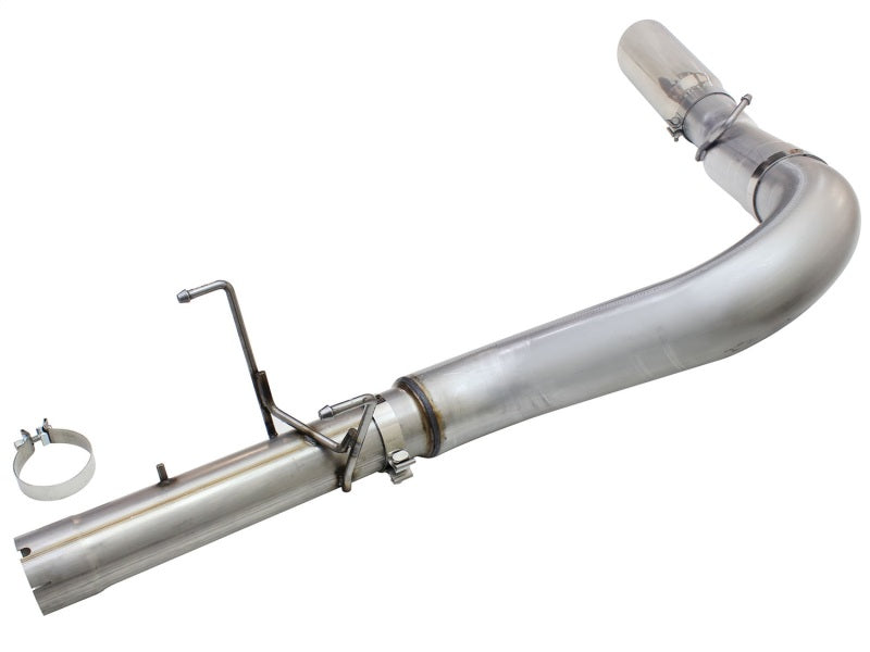 aFe Atlas 5" Aluminized Steel DPF-Back Exhaust Polished Tip (REAR): RAM 2500 / 3500 2013-2018 6.7L Crew Cab