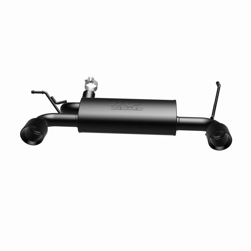 Magnaflow Street Series Axle-Back Perf Exhaust Dual Split Exit Black Tips (REAR): Jeep Wrangler JK 2007-2018 3.6L/3.8L