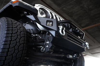 DV8 Offroad Mid-Width Winch Front Bumper: Fits Most Jeep Wrangler / Gladiator Models (2018-2026)