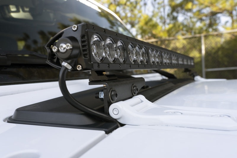 Rugged Ridge Cowl Light Bar Bracket | Jeep Wrangler JK (07-18) / JL (18-25) (11232.71)