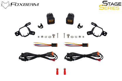 Diode Dynamics SSC1 Type G3M Fog Light Bracket Kit | Chevrolet Colorado / GMC Canyon / Silverado / Sierra (DD8039)