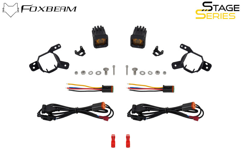 Diode Dynamics SSC1 Type G3M Fog Light Bracket Kit | Chevrolet Colorado / GMC Canyon / Silverado / Sierra (DD8039)