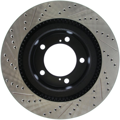 StopTech Front Left Slotted & Drilled Rotor | Toyota Tundra / Sequoia (14-21) (127.44156L)