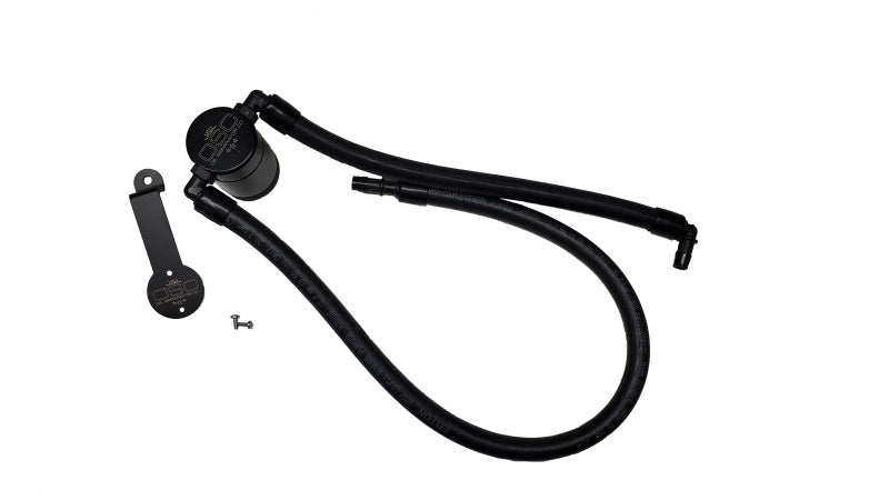 J&L 3.0 Oil Separator Black Anodized (PASSENGER): Jeep Wrangler Unlimited JL Rubicon 392 6.4L 2021-2024