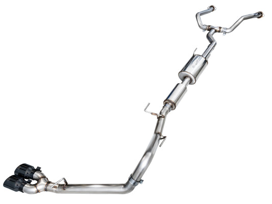 AWE 0FG Dual Diamond Black Tips Exhaust | Toyota Tundra (22-26) (3015-33063)