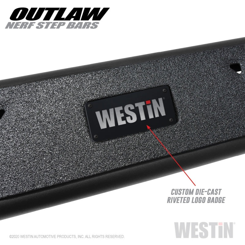 Westin Textured Black Nerf Step Bars: Jeep Gladiator 2020-2024