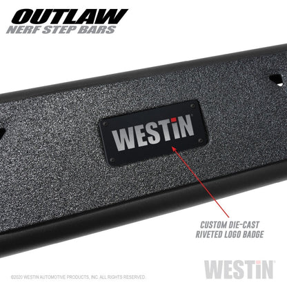 Westin Textured Black Nerf Step Bars: Jeep Gladiator 2020-2024