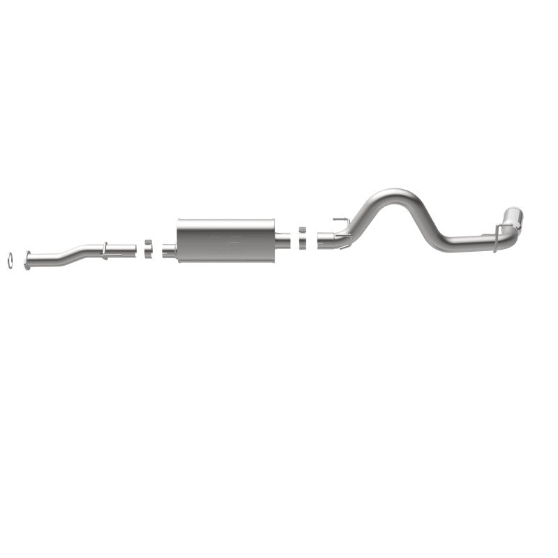 MagnaFlow Cat-Back | Toyota Tacoma 3.5L V6 (16-23) SS 3in Single Pass Side Exit Rear 4in Tip (19291)