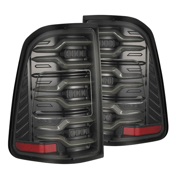 AlphaRex LUXX-Series LED Tail Lights - Alpha-Black | Ram 1500 (25-26) (640032)