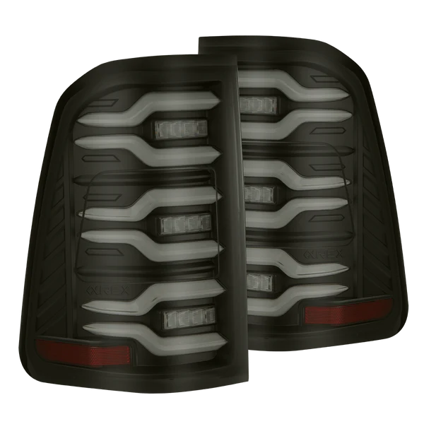 AlphaRex LUXX-Series LED Tail Lights - Black | Ram 1500 (25-26) (640042)