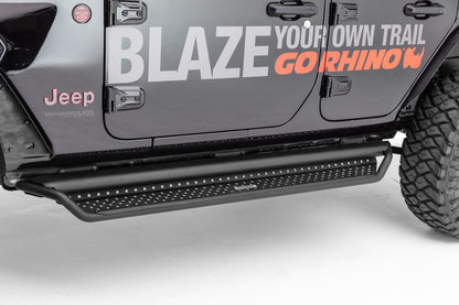 Go Rhino Dominator Extreme D1 Side Steps | Ford Bronco (21-26) - Tex Black (D10057T)