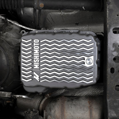 Mishimoto Cast Transmission Pan: Fits Dodge / Jeep (01-23) - Gunmetal Gray