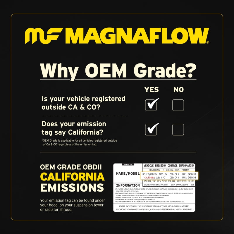 MagnaFlow OEM Grade Direct-Fit Catalytic Converter | Toyota Tacoma (16-20)