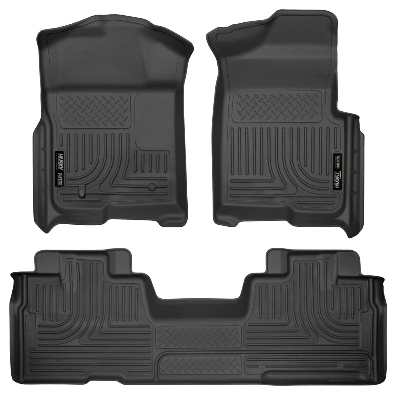 Husky Liners WeatherBeater Floor Liners | Ford F-150 (09-12 / 13-14 / 10-14 Raptor) (98341)
