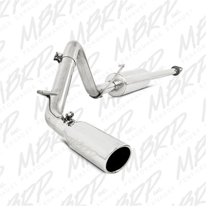 MBRP 2.5in. T409 Cat-Back Single Side Exit Exhaust | Toyota Tacoma 4.0L EC/CC (05-13) (S5326409)