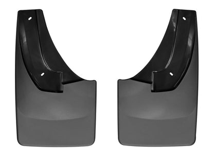 WeatherTech Rear MudFlaps (2PC, Black): Dodge Ram 2009 - 2018 w/ Flares (1500, 2500, 3500)