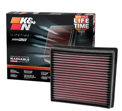 K&N Drop-In Air Filter: Ram 2500, 3500, 6.7L Diesel, 6.4L 392 2013 - 2025