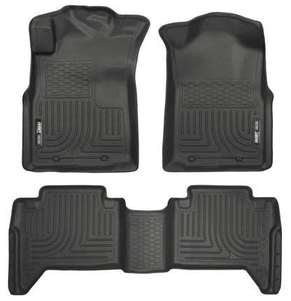 Husky Liners Weatherbeater Combo Front & 2nd Seat Floor Liners | Toyota Tacoma (05-13) (98951)