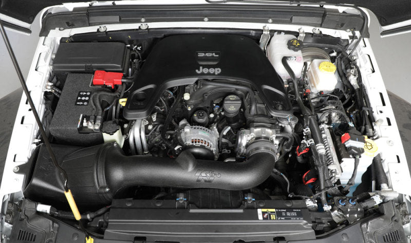 K&N 63 Series Cold Air Intake: Jeep Wrangler & Gladiator 3.6L V6 2020-2025