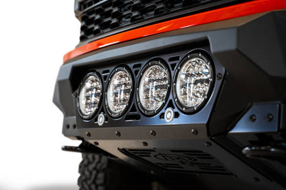 Addictive Desert Designs 2021+ Ford Raptor Bomber Front Bumper w/ 4 Rigid 360 6in Light Mounts | Ford F-150 Raptor (21-23) (F210014110103)