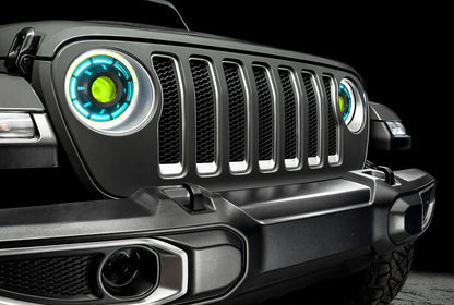 ORACLE Lighting Bi-LED Projector Headlights: Jeep Wrangler / Gladiator (18-24)