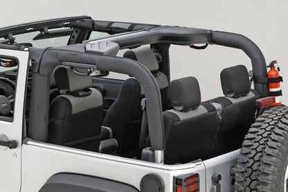Rugged Ridge Black Vinyl Roll Bar Cover Kit: Fits Most Jeep Wrangler Models (2007-2018)