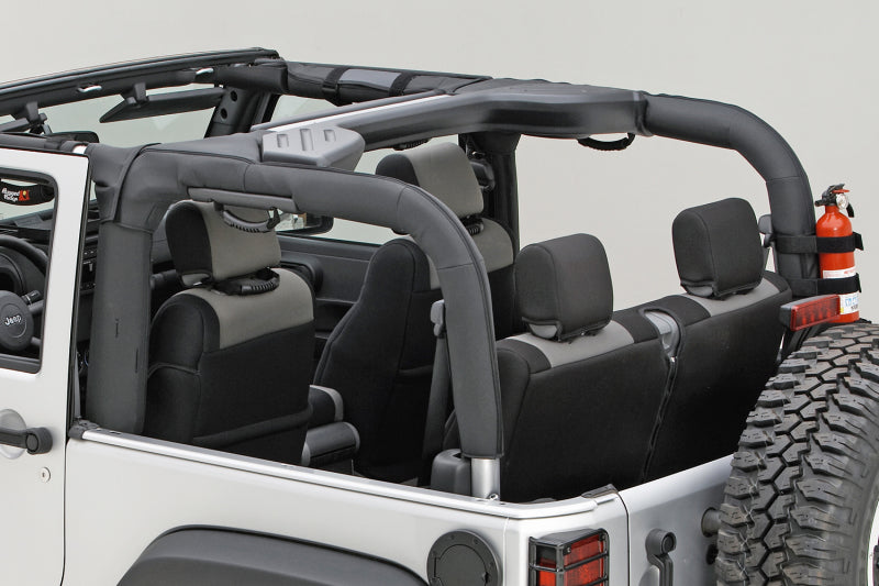 Rugged Ridge Black Vinyl Roll Bar Cover Kit: Fits Most Jeep Wrangler Models (2007-2018)