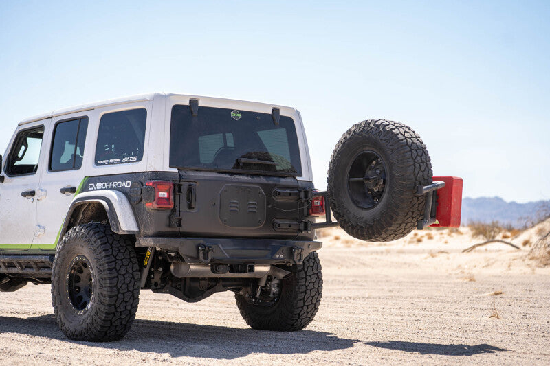 DV8 Offroad Body Mounted Tire Carrier | Jeep Wrangler JL (18-25) (TCJL-14)