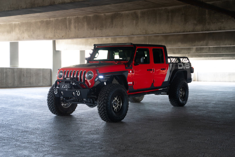 DV8 Offroad Slim Steel Fender Flares: Fits Most Jeep Wrangler / Gladiator Models (2018-2026)
