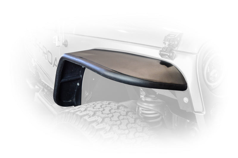 DV8 Offroad Flat Tube Fenders (FRONT AND REAR): Jeep Wrangler JK 2007-2018