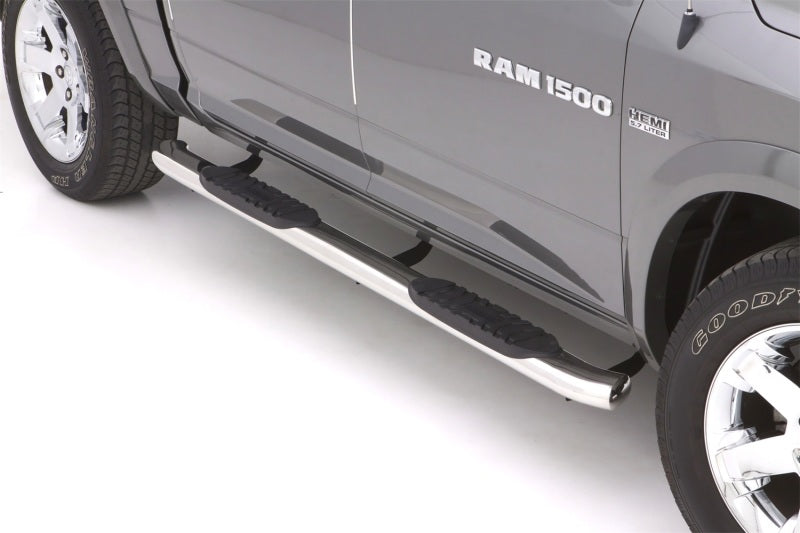 LUND 5in. Oval Curved Nerf Bars | Dodge Ram 2500 (09-18) / 1500 (09-24) / 3500 (11-18 / 19-25) (23785007)