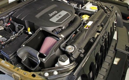 K&N 57 Series Cold Air Intake w/ Snorkel: Jeep Wrangler 3.6L V6 2012-2018