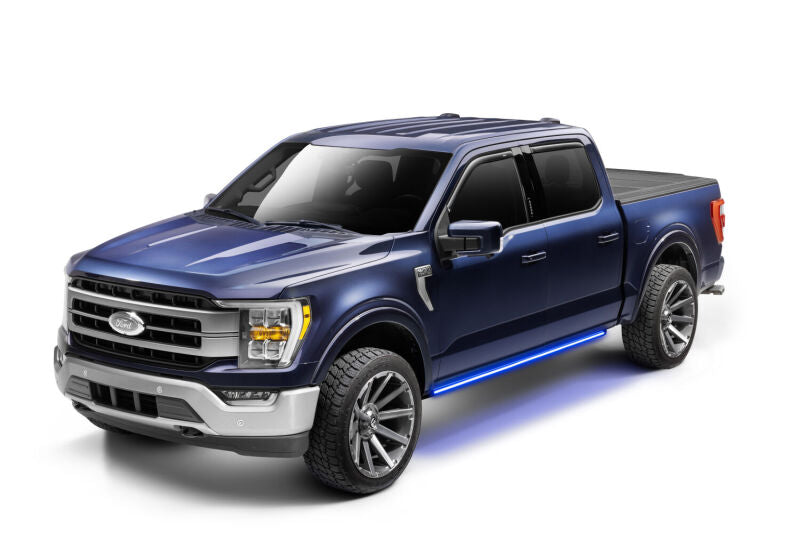 AMP Research 21-24 Ford F-150 PowerStep & LED Lighting | Ford F-150 (21-26) / Raptor (21-26) / Lightning (22+) (96152-01A)