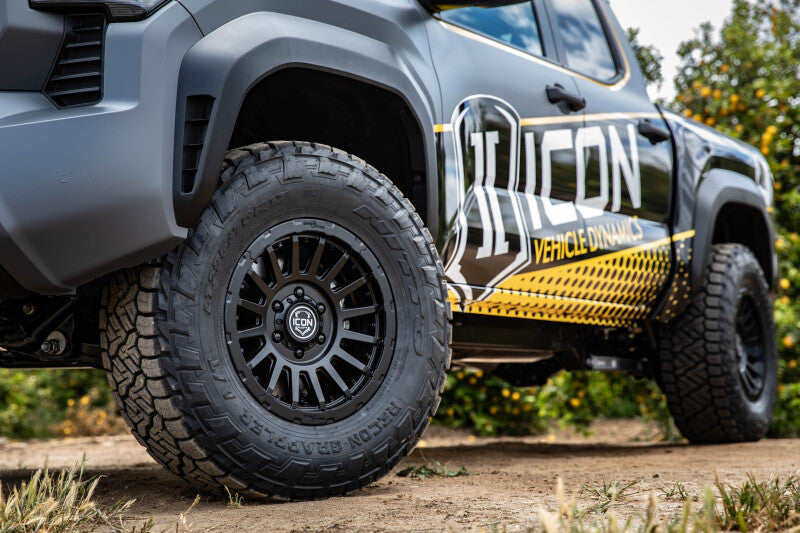 ICON Recon Pro 17x8.5 6x5.5 25mm Offset Satin Black Wheel | Ford Ranger / Ford Bronco (19-26 / 21-26) (23617859057SB)