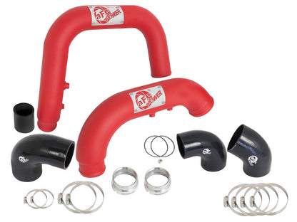 aFe BladeRunner Red Intercooler Tubes Combo | Chevrolet Colorado / GMC Canyon (15-22) / ZR2 (17-22) (46-20264-R)