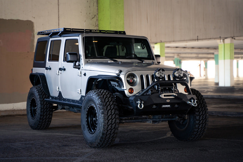 DV8 Offroad Short Roof Rack: Jeep Wrangler (07-18)