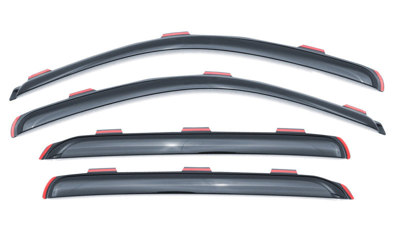 LUND Ventvisor Elite 4-Piece Window Deflector Kit: Dodge Ram 1500 Crew Cab (19-24) - Blue Grey
