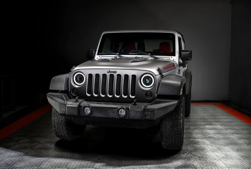 ORACLE Lighting Oculus 7in Switchback Bi-LED Projector Headlights: Jeep Wrangler (07-17) / JK (18)