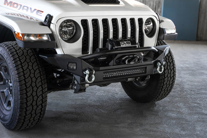 DV8 Offroad Mid-Width Winch Front Bumper: Fits Most Jeep Wrangler / Gladiator Models (2018-2026)
