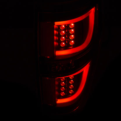 ANZO LED Taillight Assembly Black | Ford F-150 (09-13) (311257)