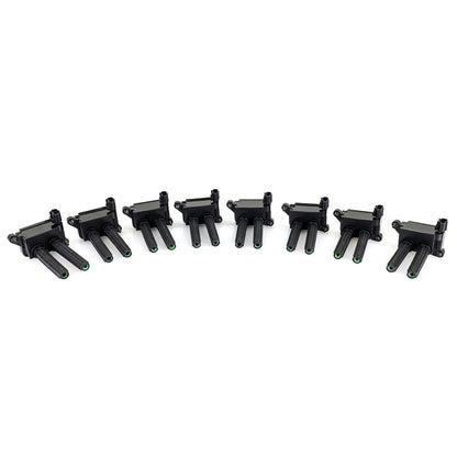 Mishimoto Ignition Coil Pack Set (8-Pack) (F&R): Fits 5.7/6.1/6.2/6.4L HEMI 2006-2023