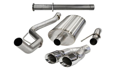 Corsa 2010-2014 Ford F-150 Raptor 6.2L V8 133in Wheelbase Polished Xtreme Cat-Back Exhaust | Ford F-150 Raptor (10-14) (14759)