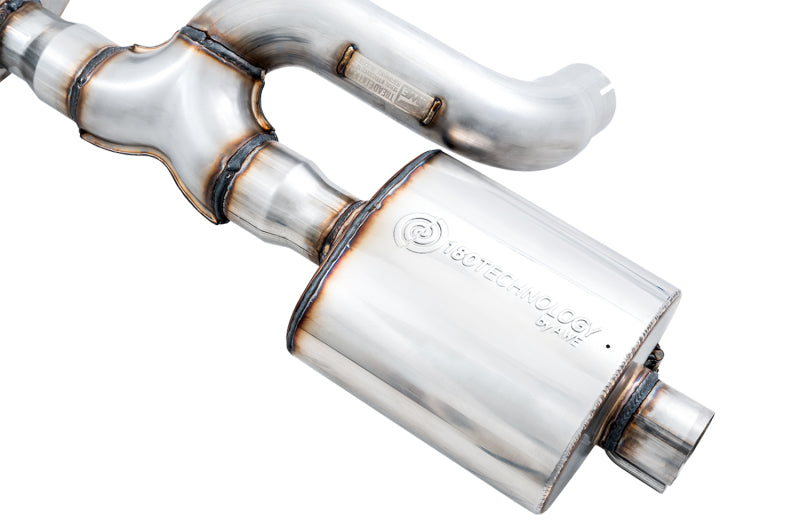 AWE Tread Edition Axleback Dual Exhaust Diamond Black Tips (REAR): Jeep Wrangler JK 2012-2018 3.6L