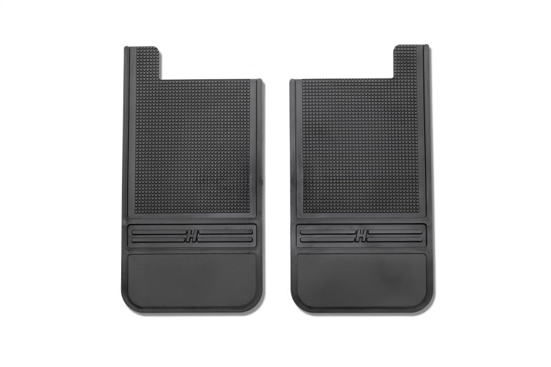 Husky Liners Universal 12in Wide Black Rubber Rear Mud Flaps | Ford Ranger (19-26) (55100)