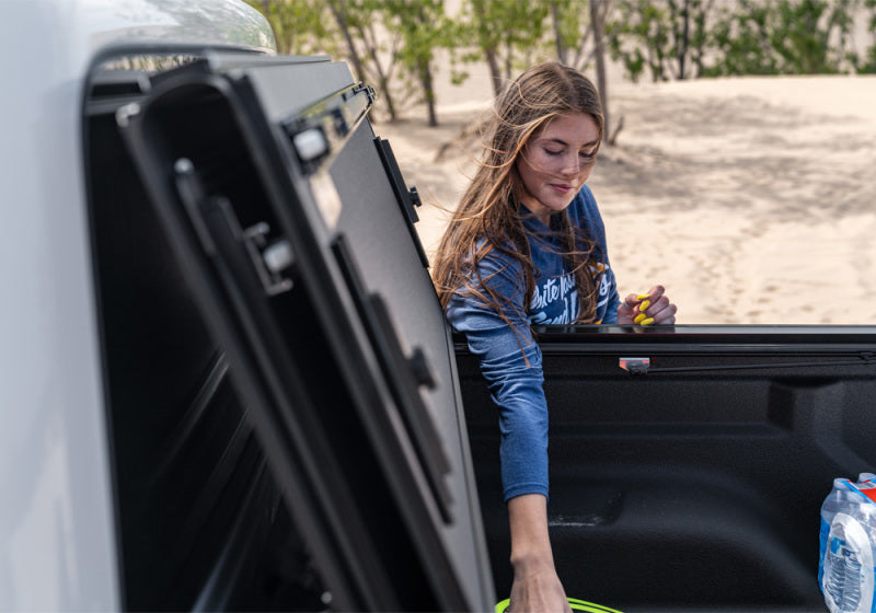BAK BAKFlip MX4 GEN 3 Hard Folding Truck Bed Cover (5ft Bed): Jeep Gladiator (18-26) - Matte Black