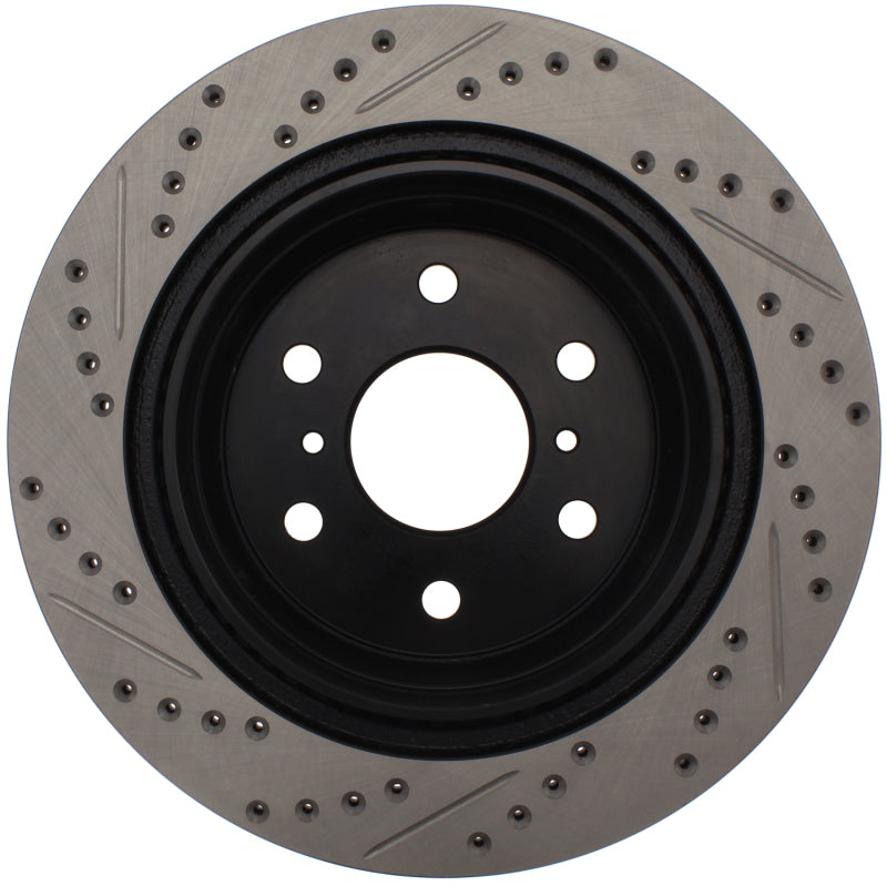 StopTech Rear Drilled Disc Brake Rotor | Chevrolet Silverado 1500 (19-26) / GMC Sierra 1500 (19-26) (127.66065R)