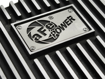 aFe Power Pro Series Transmission Pan Black w/ Machined Fins | Ford F-150 (09-14) (46-70172)